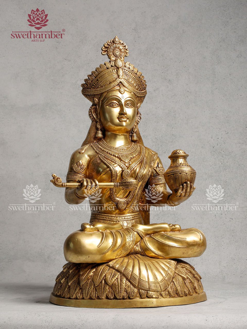Brass Annapurna Devi Idol