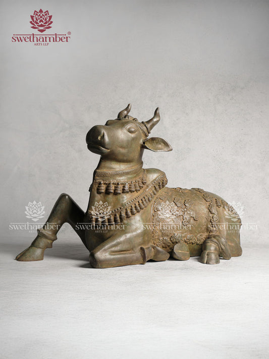 Antique Finish Brass Nandi