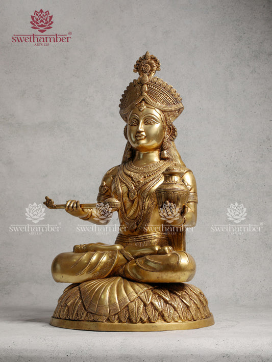 Brass Annapurna Devi Idol