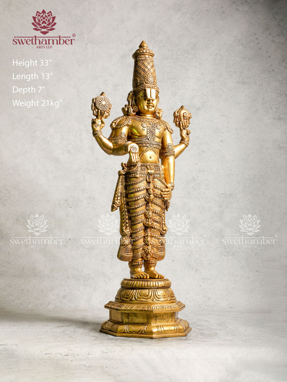 Handcrafted Brass Balaji