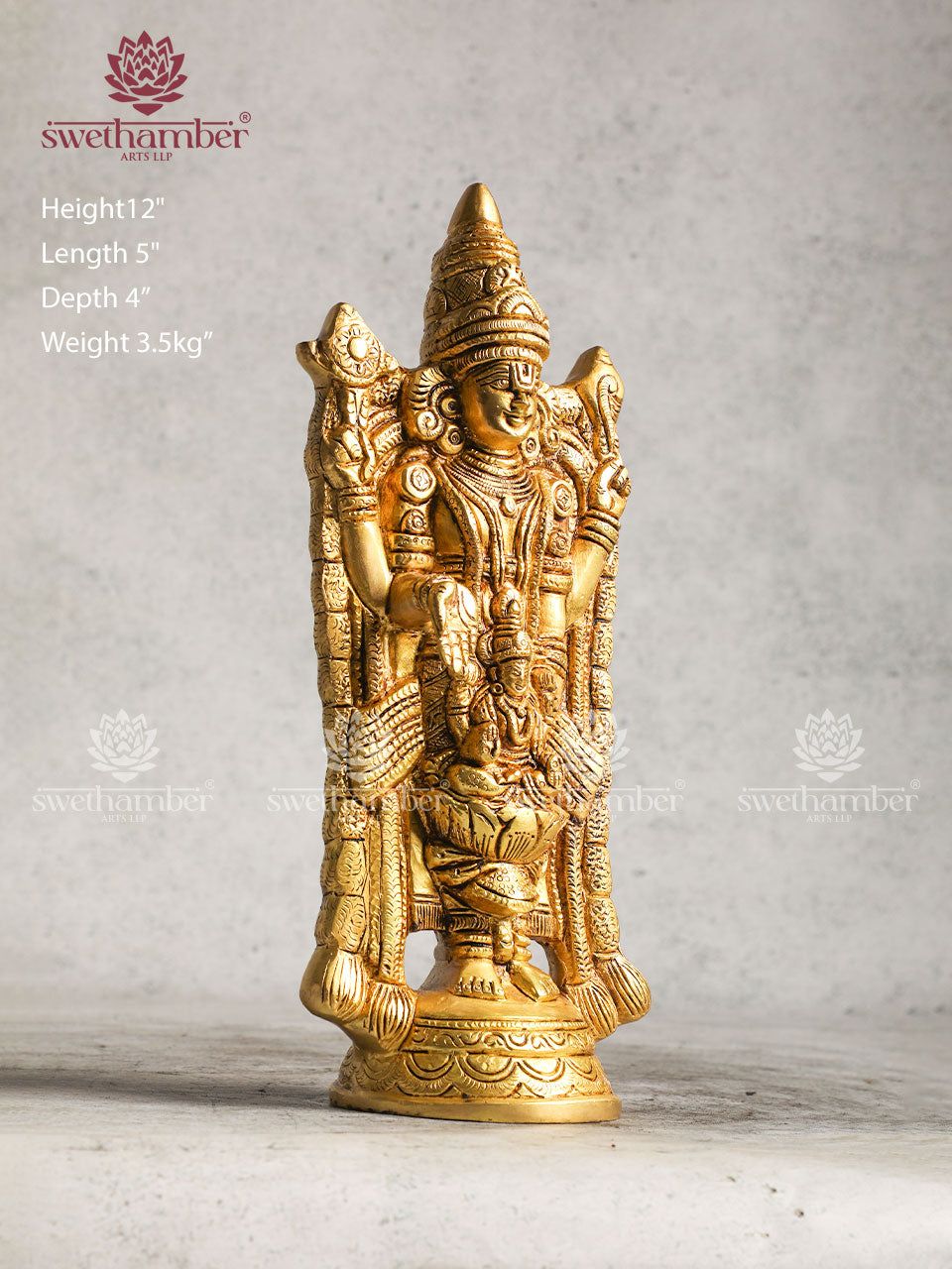 Brass Venkateshwara Idol