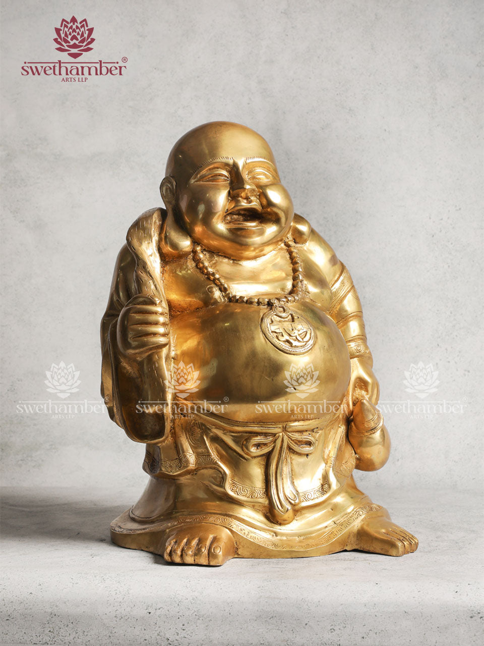 Laughing Man Brass Décor
