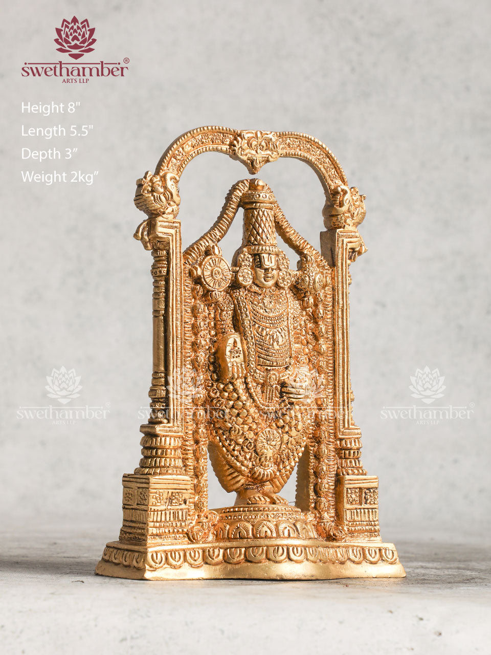 Brass Venkateshwara Idol