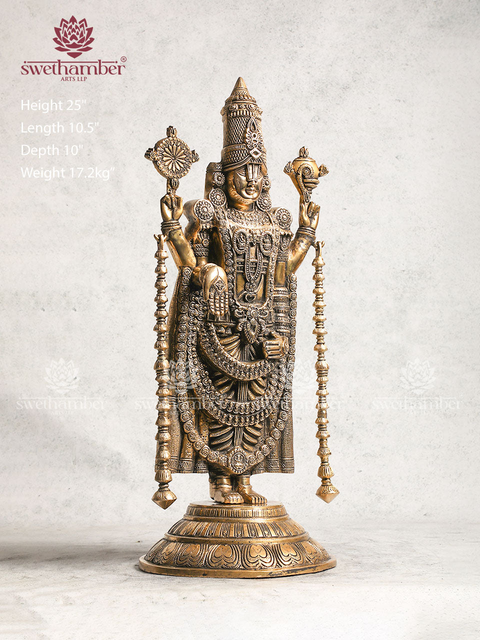 Brass Venkateshwara Idol