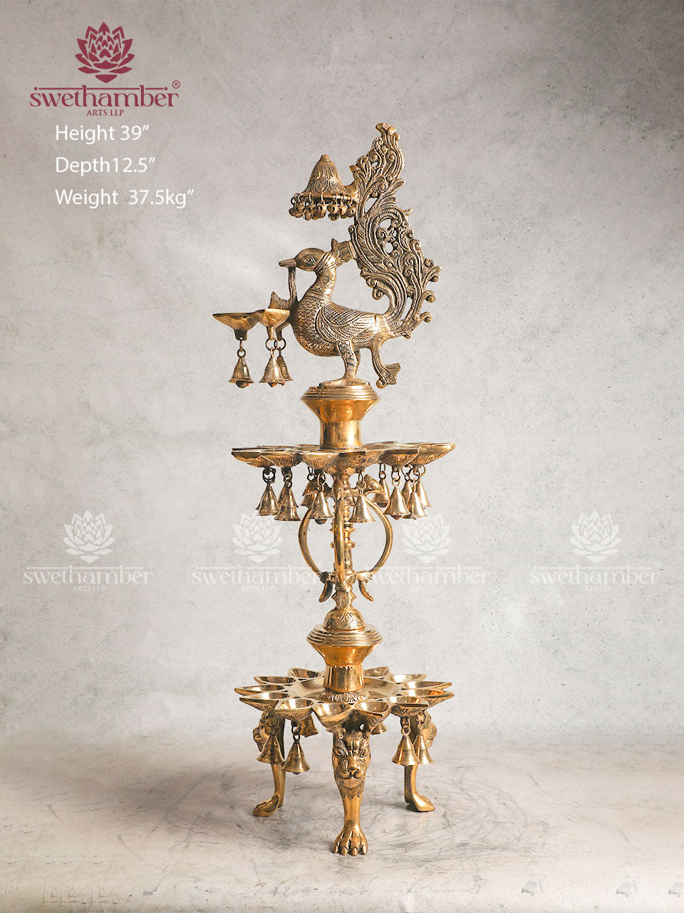 Decorative oil Brass lamp for Pooja Room & Decor