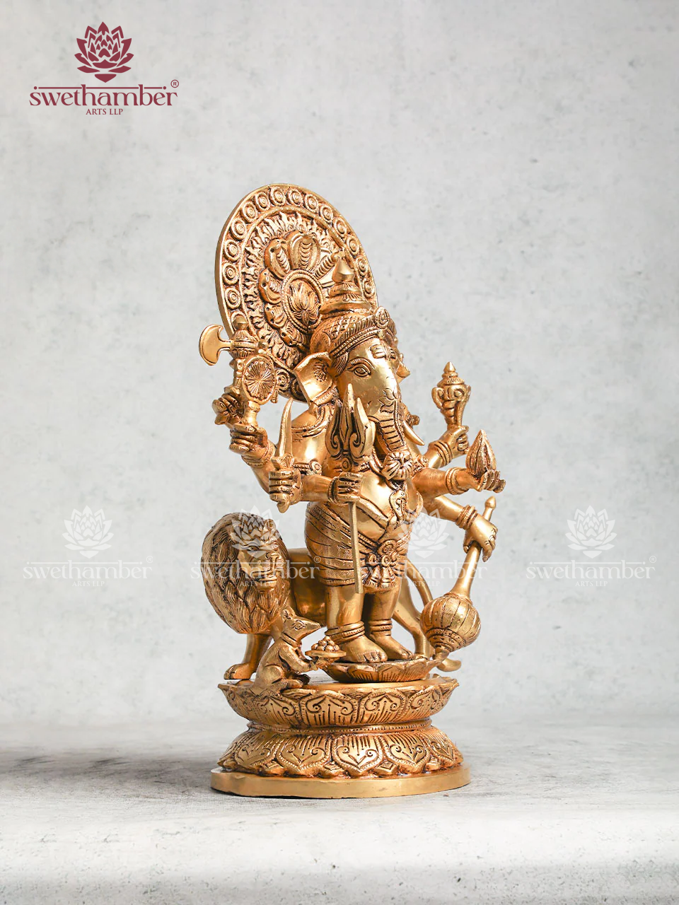 Brass Drishti Ganesha Idol For Vastu