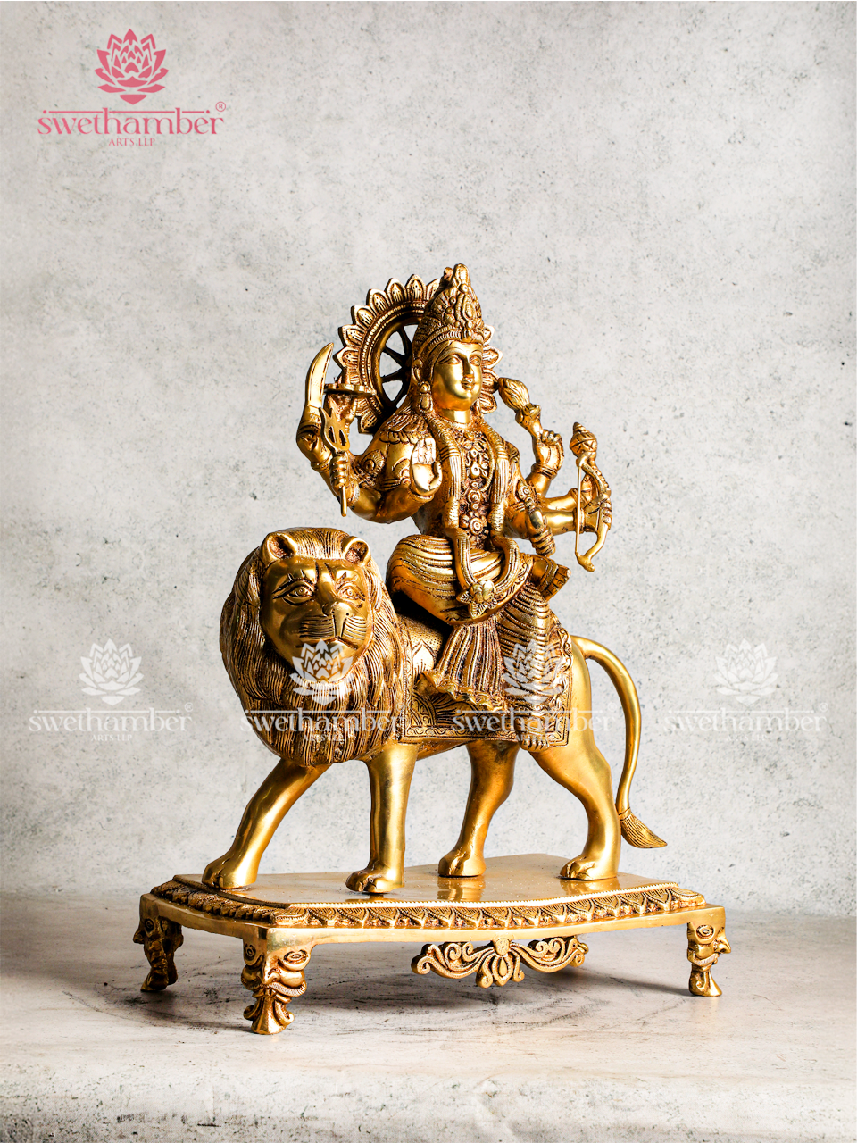 Durga Maa Brass Statue