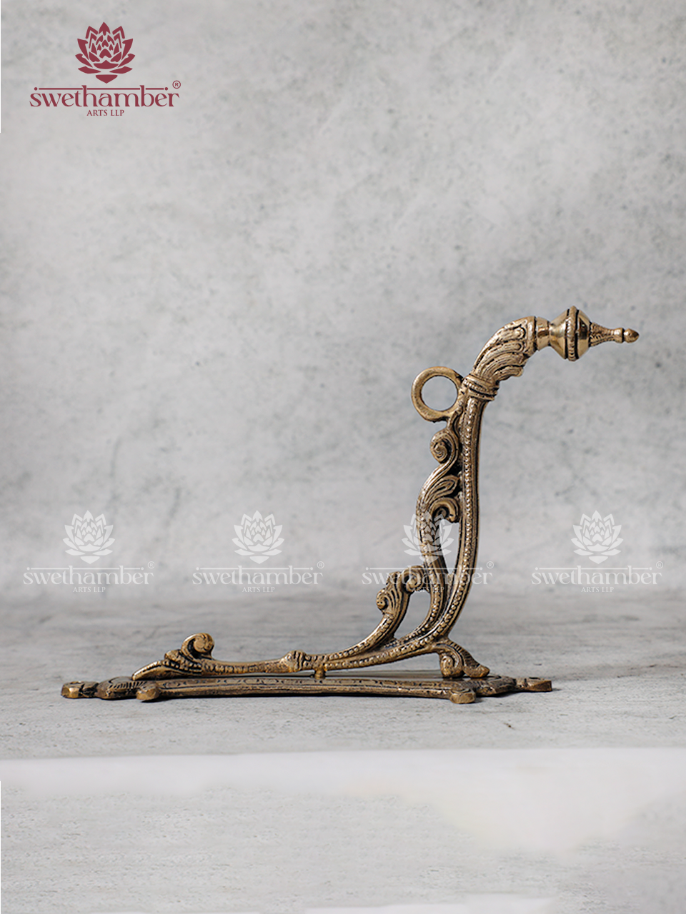 Brass Wall Hanging Brackets for Lamps & Bells