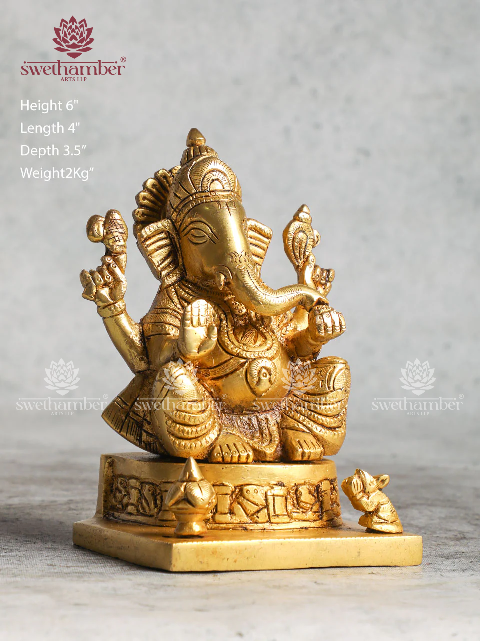 Ganesh Brass Figurine