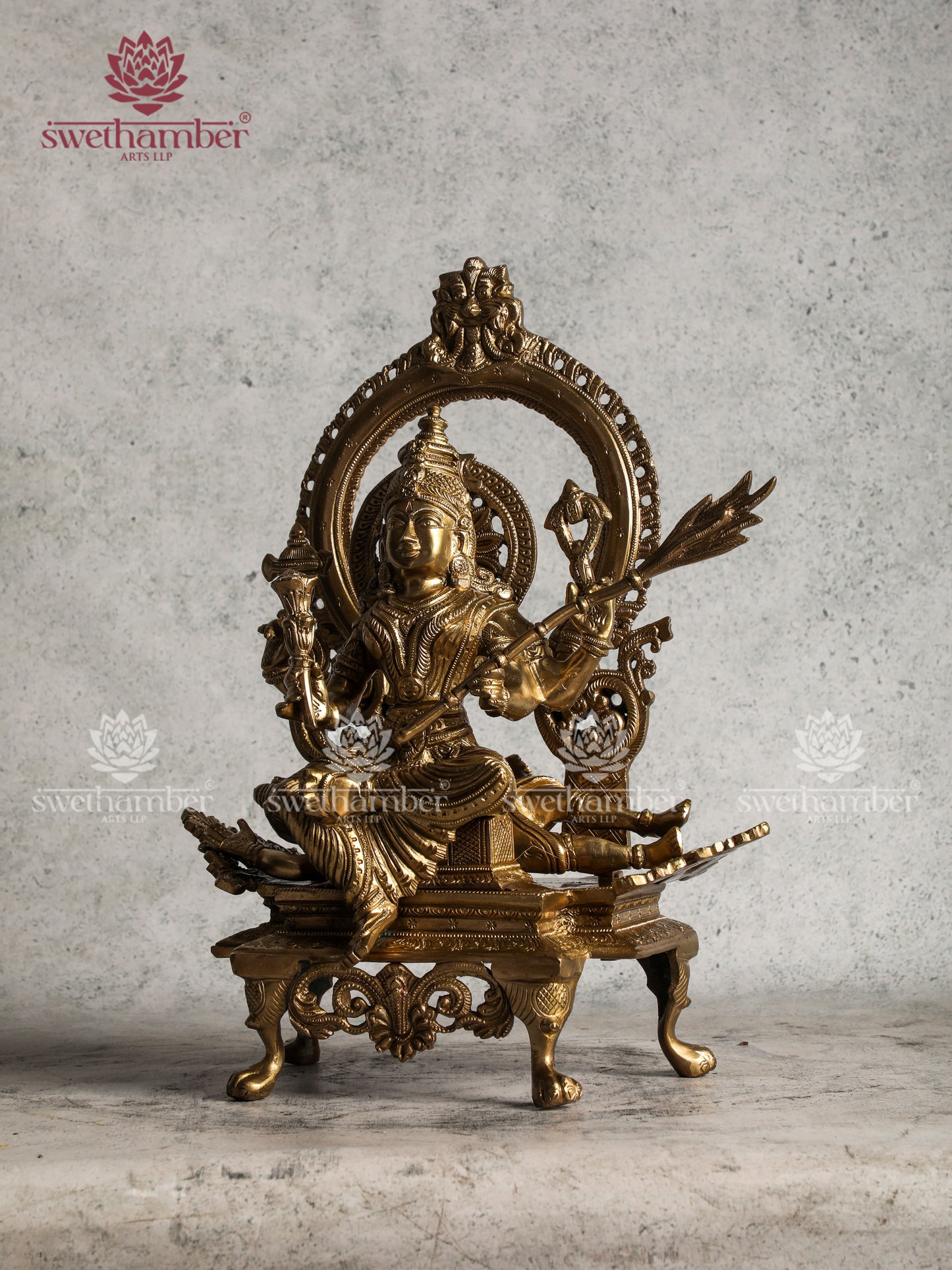 Sri Lalitha Tripura Sundari Idol in Bronze | Traditional Devi Murti