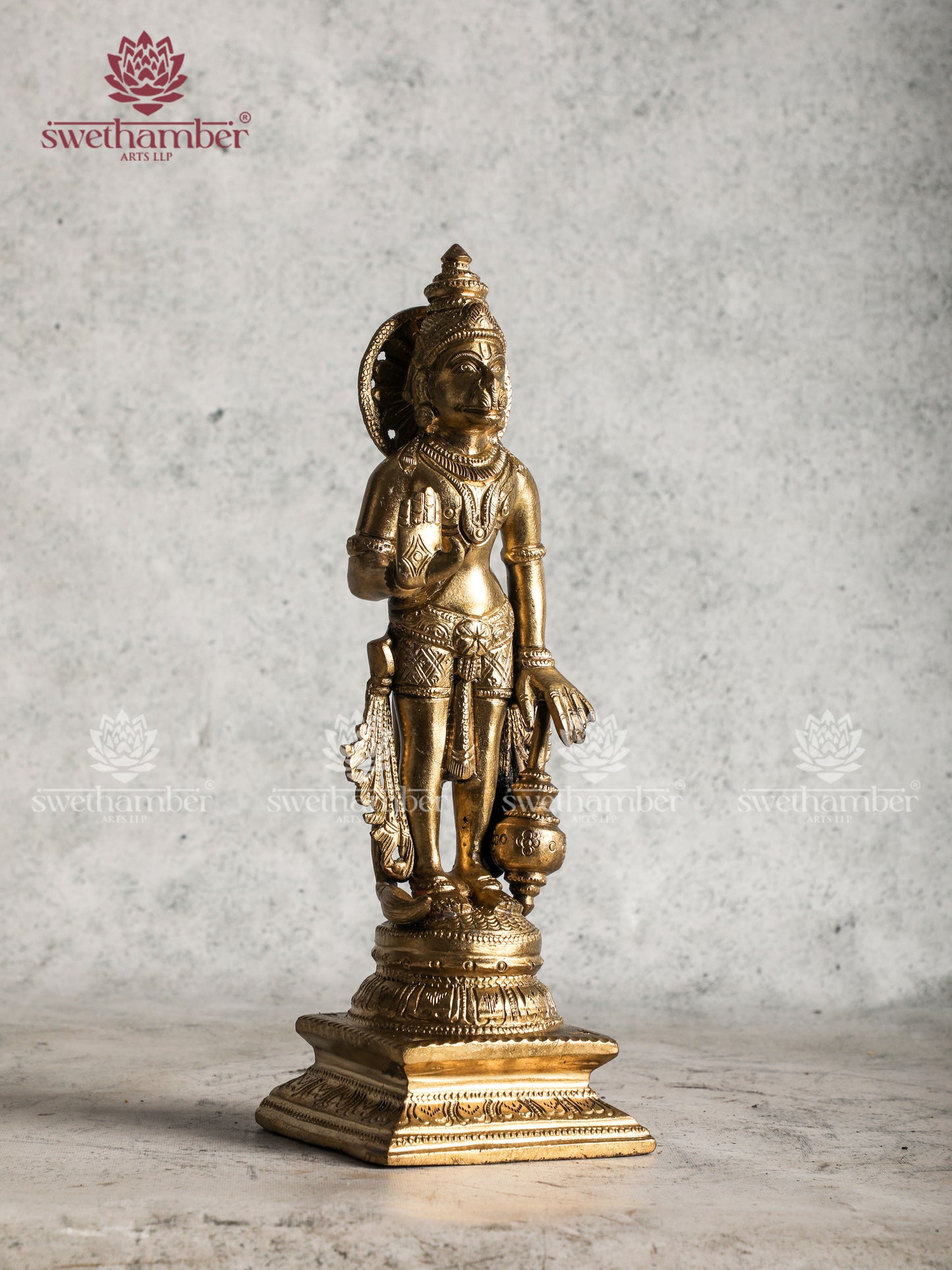 Traditional Bronze Hanuman Statue