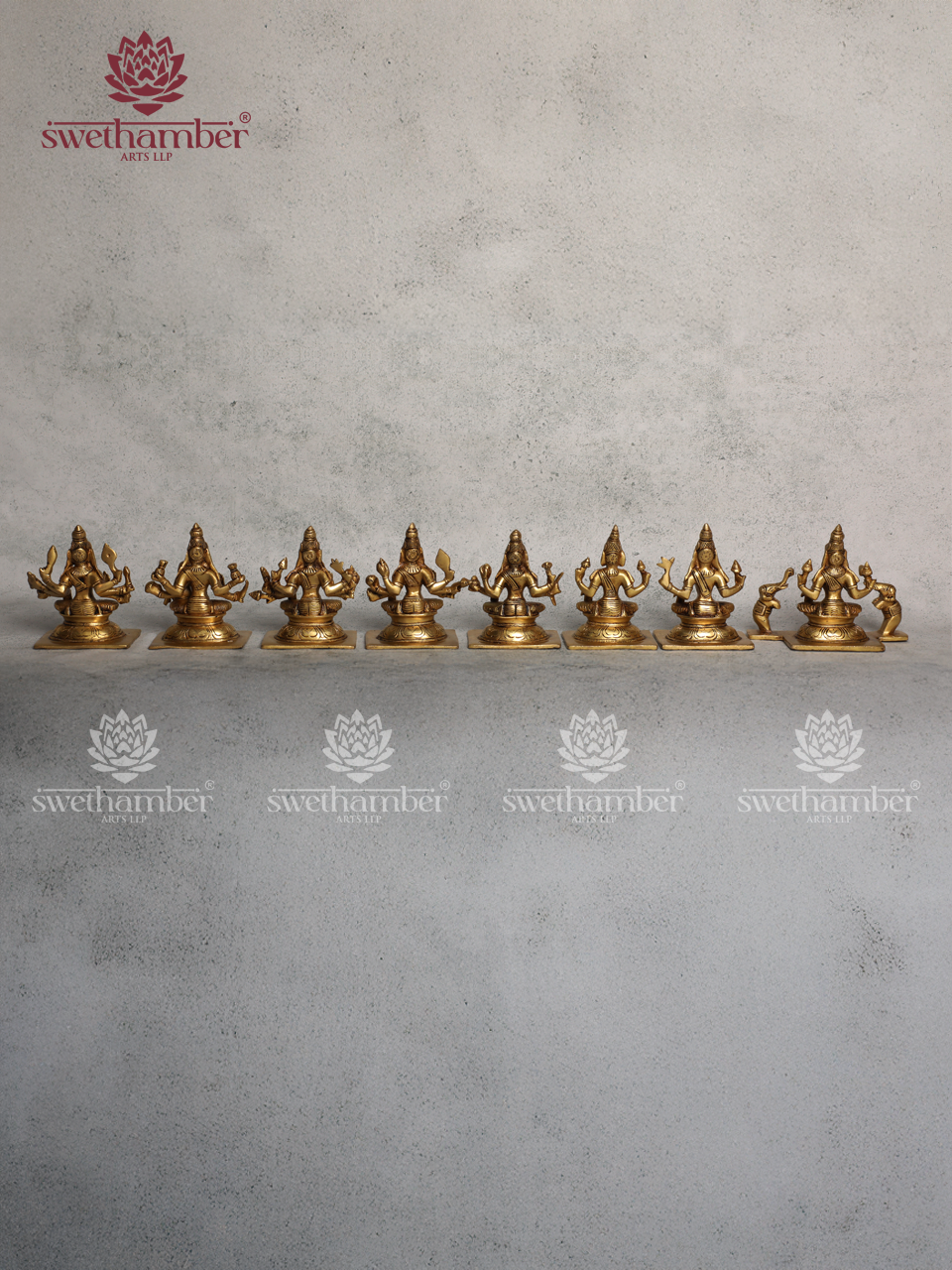 Pure Brass Ashta Lakshmi Murti – Symbol of Prosperity