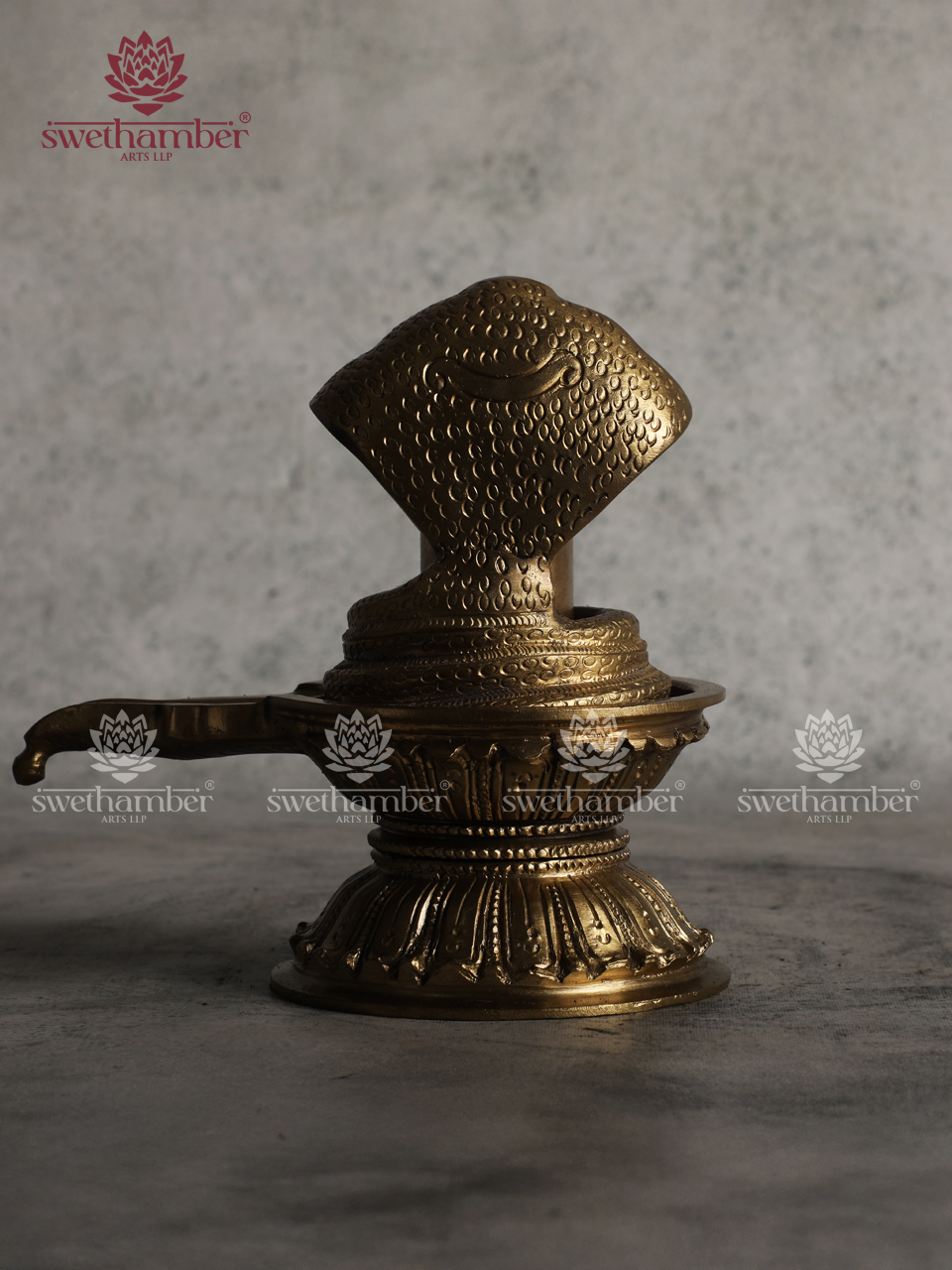 Traditional Brass Shiva Lingam for Daily Abhishekam