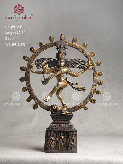 Brass Nataraja Figurine Colour