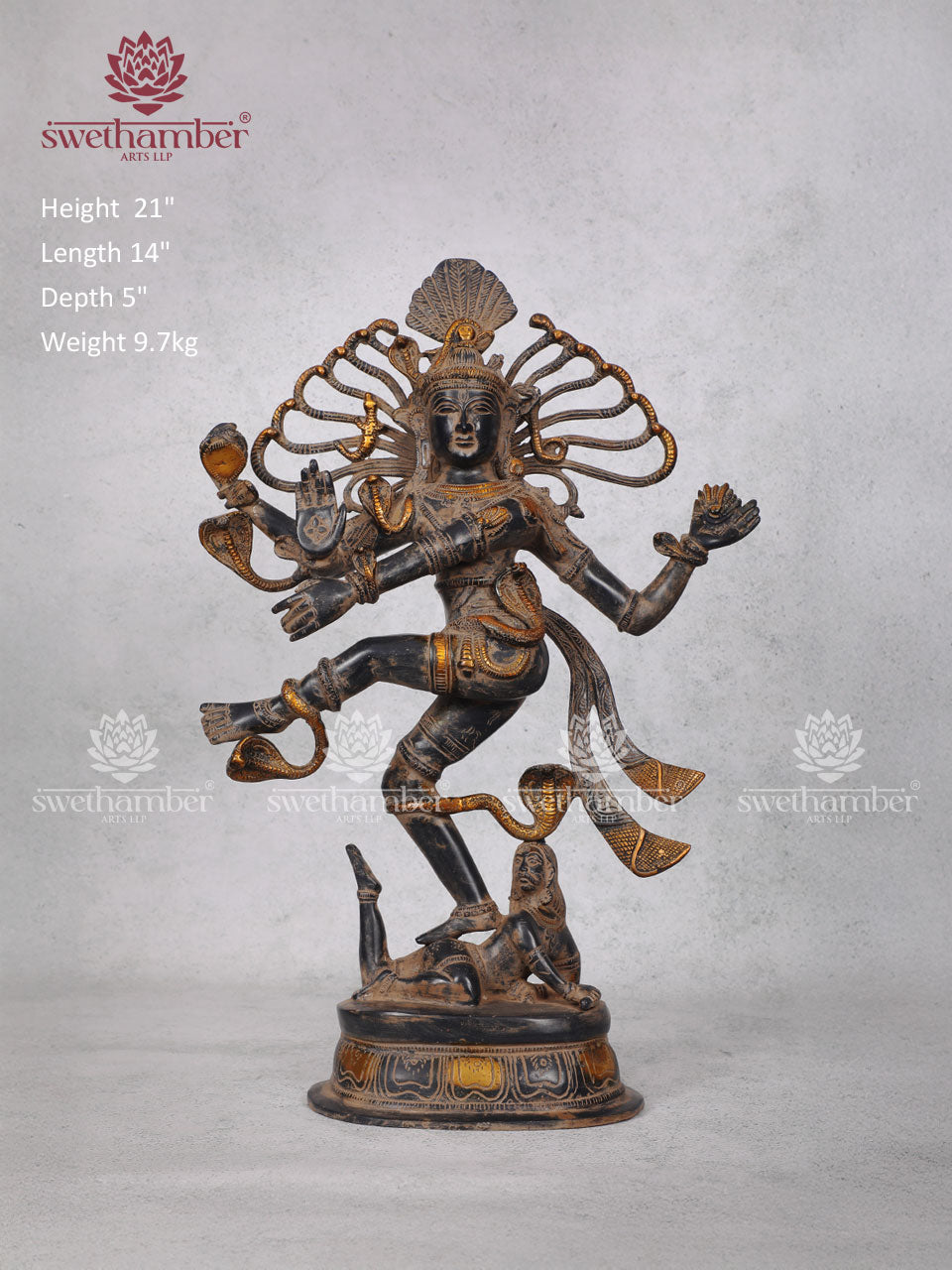 Brass Natraja Antique Statue