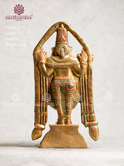Brass Balaji Statue