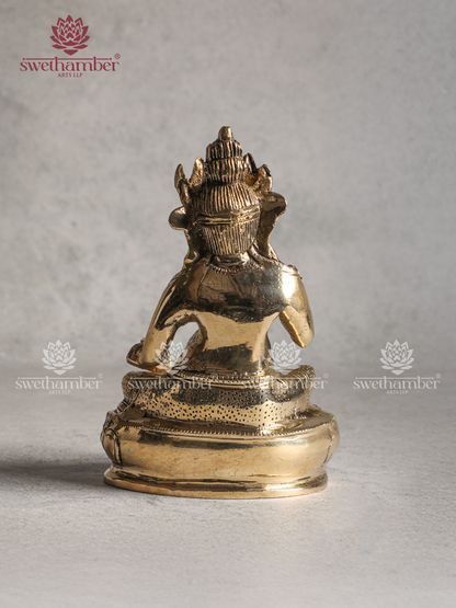 Antique Finish Brass Kuber Idol – Vastu & Prosperity