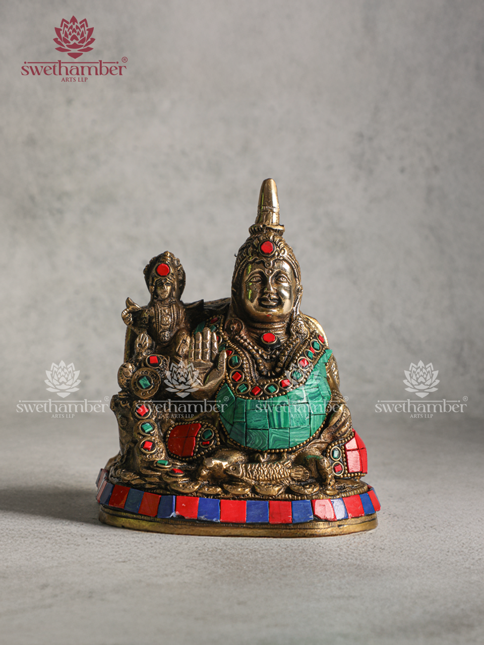 Brass Kuber Lakshmi Idol – Wealth & Prosperity Murti