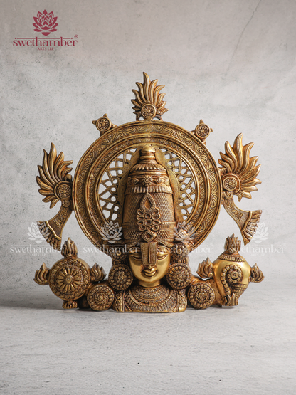 Balaji Bust Sculpture – Sacred Hindu God Idol