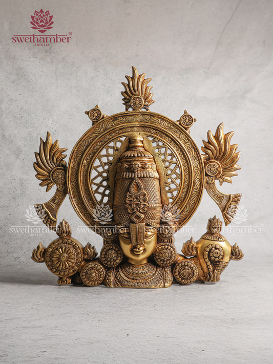 Balaji Bust Sculpture – Sacred Hindu God Idol