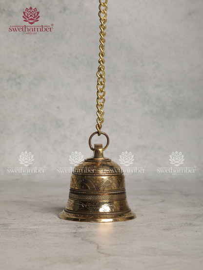 Classic Brass Hanging Bell