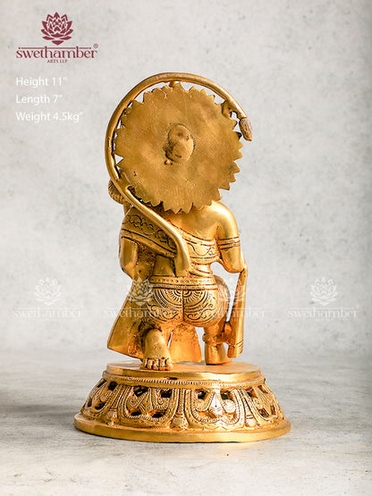 Brass Hanuman Idol For Gifts