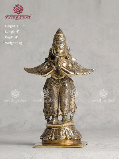 Hindu Brass Garuda Statue