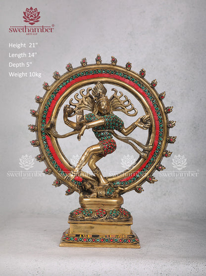Brass Natraja Antique statue