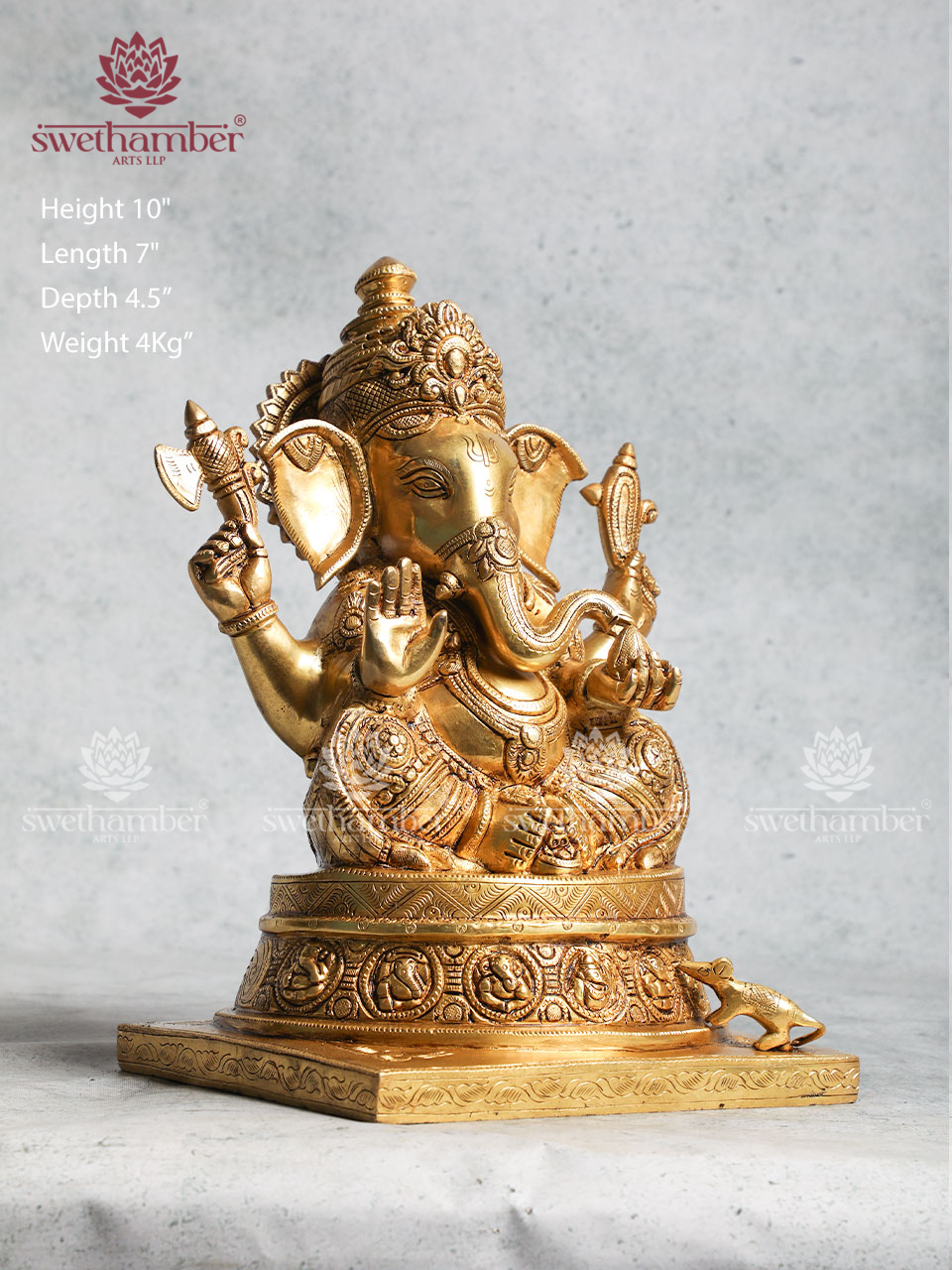Brass Ganapati Statue For Home