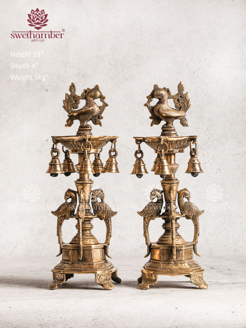 Antique Brass Table Lamp