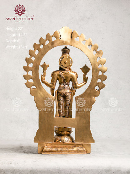 Brass Balaji Sculpture