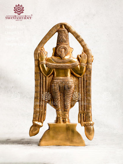 Brass Balaji Family For Pooja Room , Gifts & Home Décor