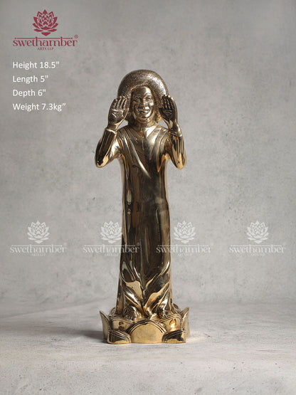 Shirdi Sai Baba Brass Statue