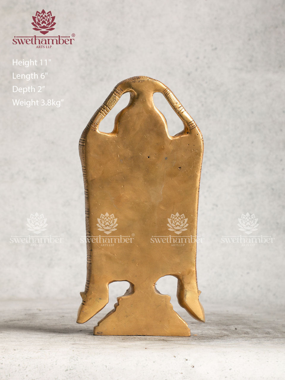 Brass Balaji With Intricate Design