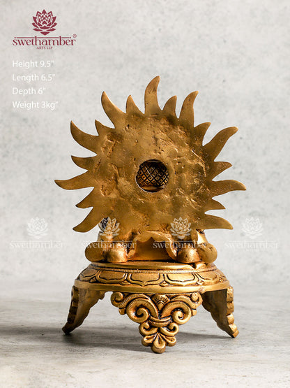 Brass Hanuman Head statue