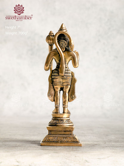 Brass Hanuman Idol For Worship