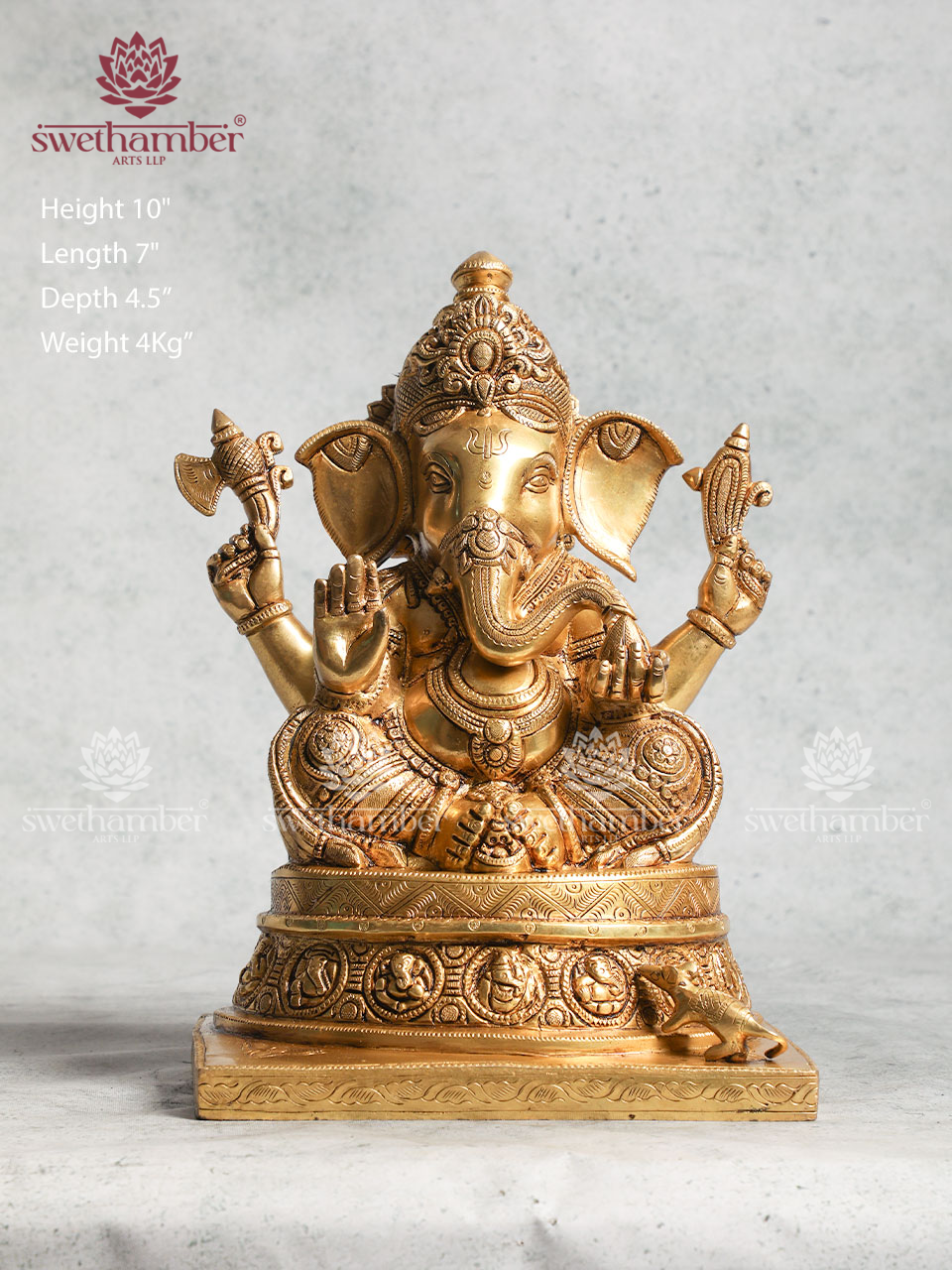 Brass Ganapati Statue For Home