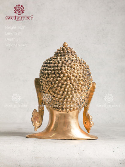 Brass Buddha Head