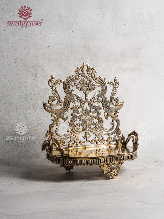 Premium Brass Pitha Stand for Home Temple