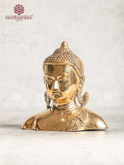 Buddha Face Sculpture