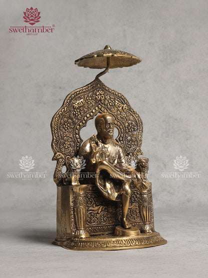 Brass Sai Baba Statue For Home Pooja & Home Décor