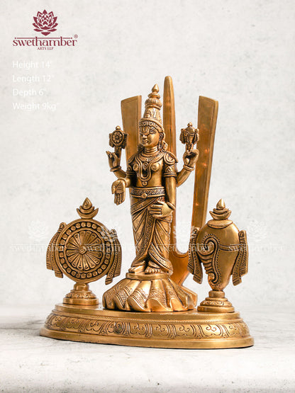 Brass Balaji Family For Pooja Room , Gifts & Home Décor