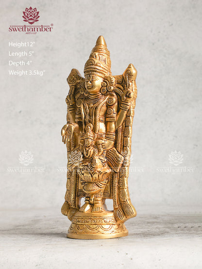 Brass Venkateswara Idol