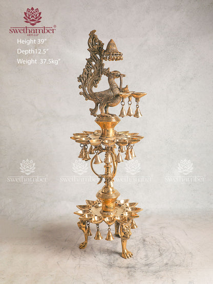Decorative oil Brass lamp for Pooja Room & Decor