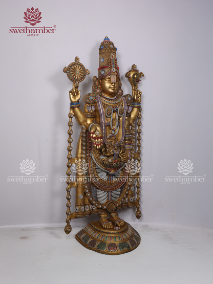 Large Balaji Idol – Lord Venkateswara Tirupati Statue