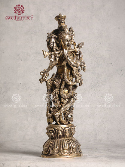 Brass Medium Krishna