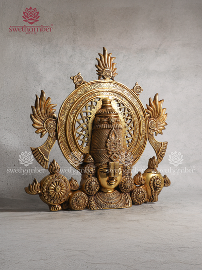 Balaji Bust Sculpture – Sacred Hindu God Idol
