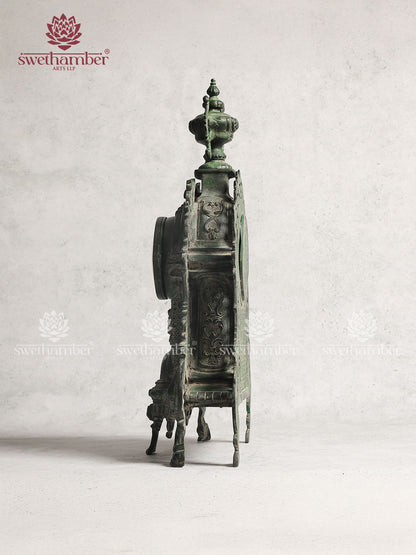 Brass Vintage Antique Table clock