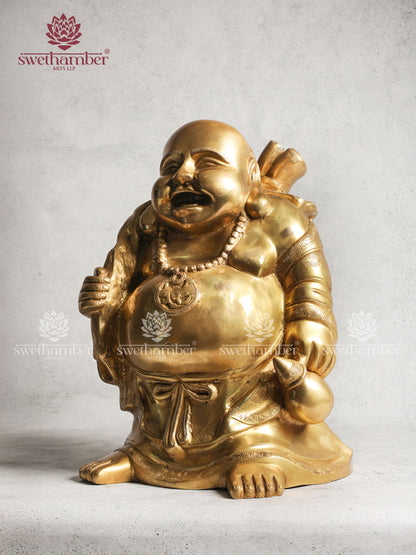 Laughing Man Brass Décor