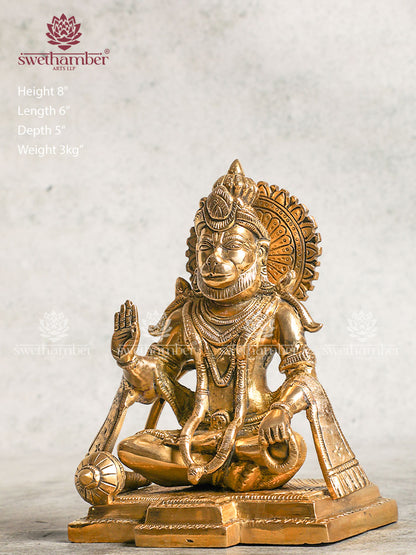 Brass Hanuman Idol For worship